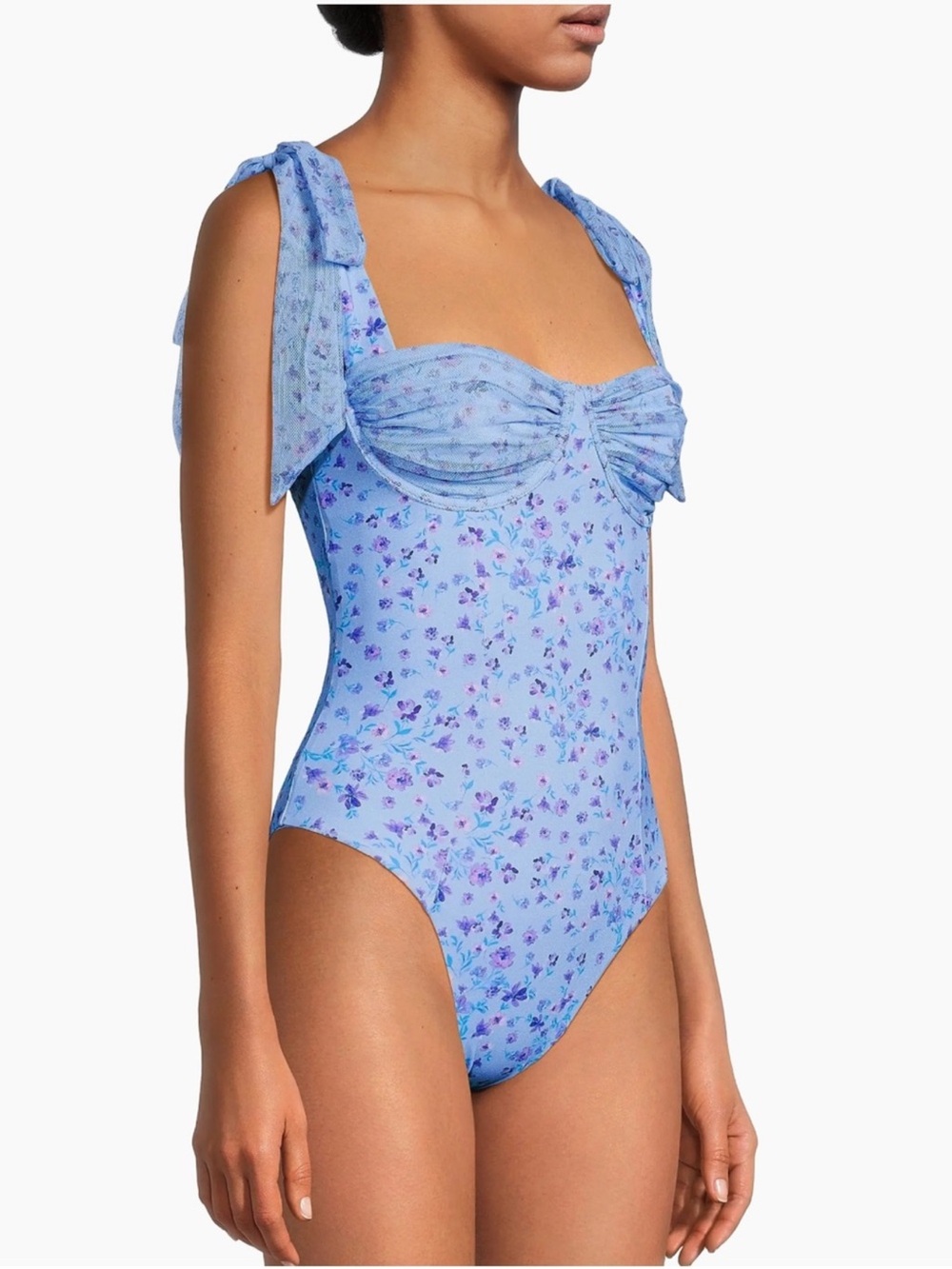 NWT Beach Riot Dede Floral One-Piece Swimsuit Sz XS - Picture 4 of 14